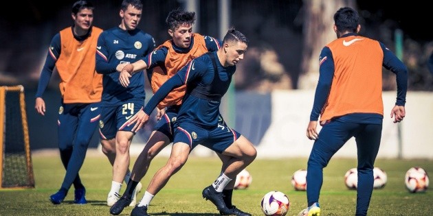 America returned to training at Coapa with Adrián Goransch as a surprise