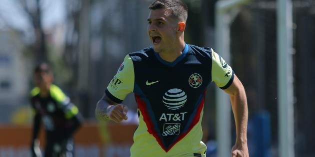 Nicolás Benedetti presents in the marker for the triumph of Club America on Puebla in Basque Forces