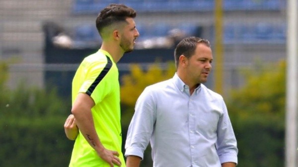 Santiago Baños y Guido Rodríguez en el Club América Santiago Baños y Guido Rodríguez en el Club América