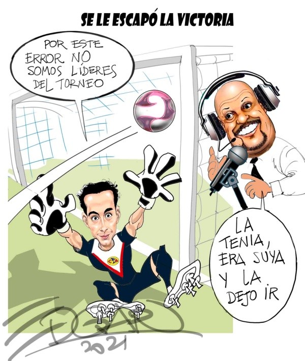 El Cartón de Édgar Santos Laguna 1-1 América Liga MX El Cartón de Édgar Santos Laguna 1-1 América Liga MX